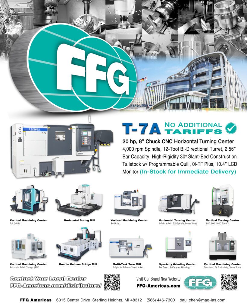 FFG Americas No Tariffs Stock Machines